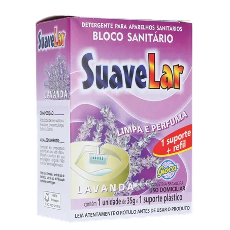 Bloco Sanitario Suave Lar Lavanda 35g 360-33