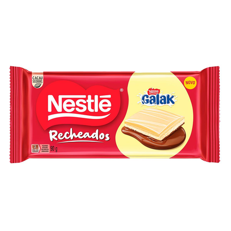 Chocolate Nestlé 90g - Galak - Recheado