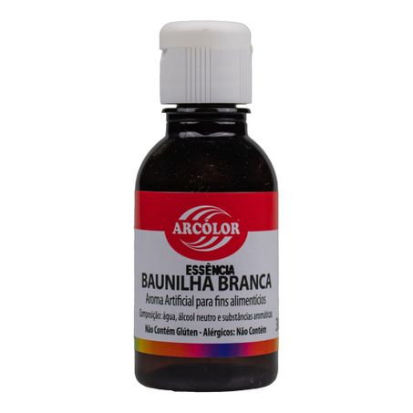 ESSENCIA DE BAUNILHA BRANCA 30ML ARCOLOR