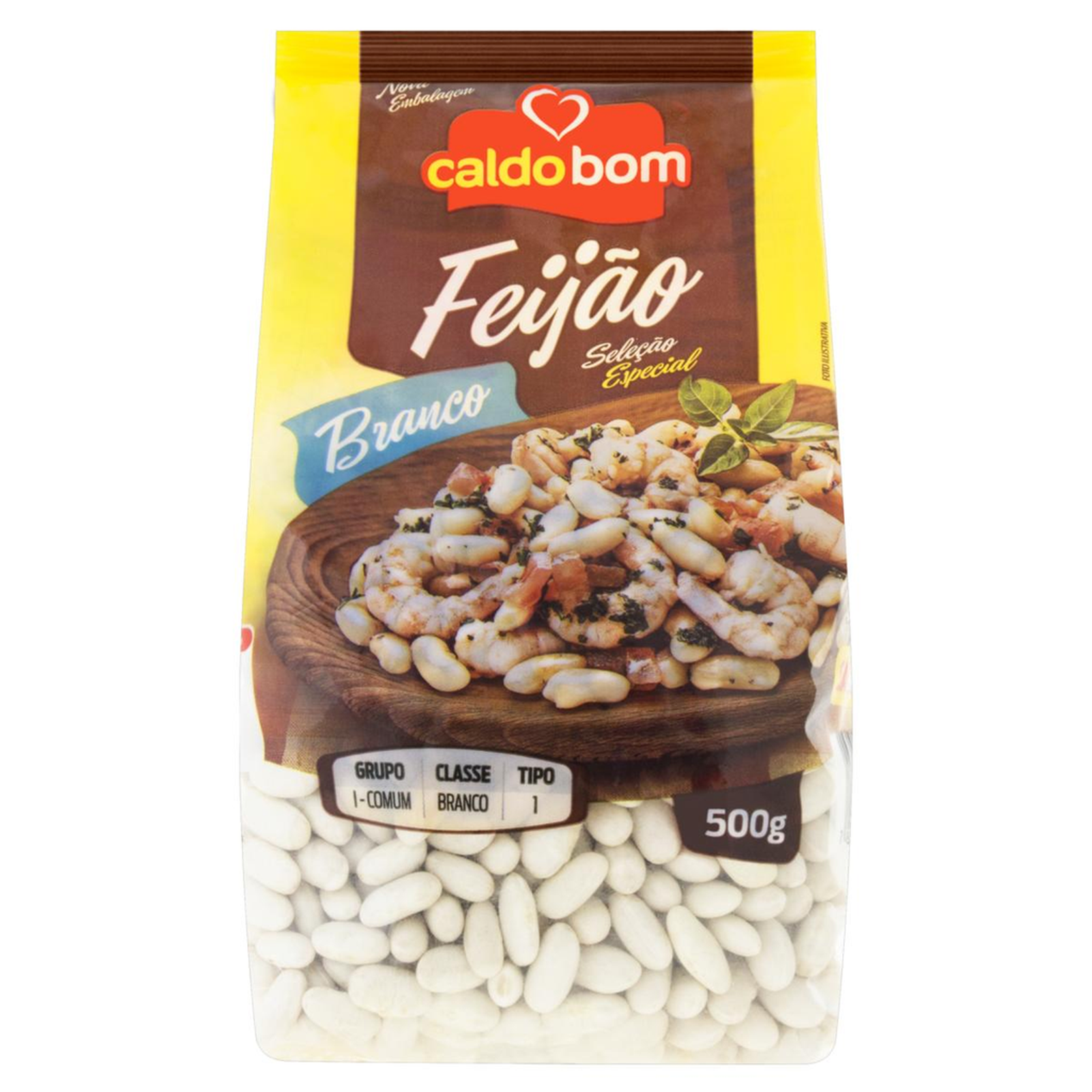 Feijão Caldo Bom 500g - Branco