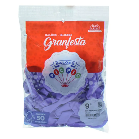 BALAO LILAS CANDY N9 GRANFESTA 