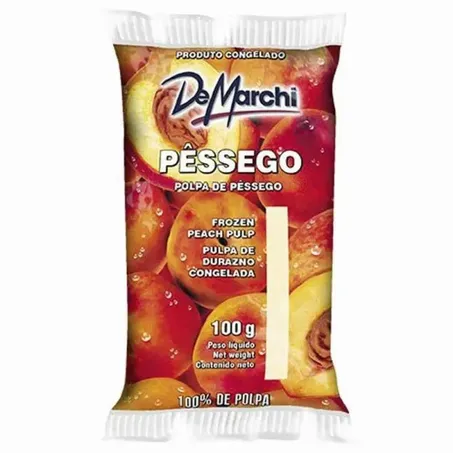Polpa fruta demarchi pessego 100g