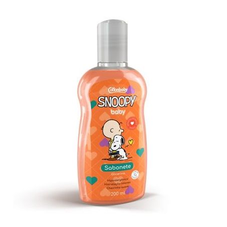 SABONETE COTTONBABY SNOOPY BABY GLICERINA 200ML
