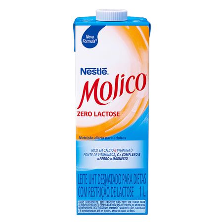 LEITE UHT DESNATADO ZERO LACTOSE NESTLÉ MOLICO