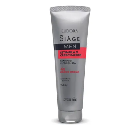 Shampoo Eudora 250ml Men Siage Estimula Crescimento