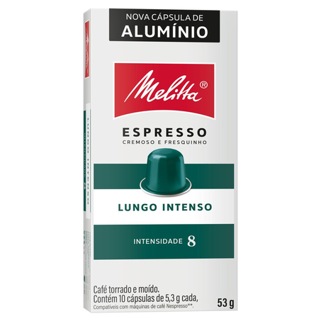CAFE MELITTA TORRADO/MOIDO LUNGO ESPRESSO INTENSO CAPS 53G