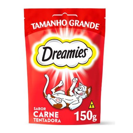 Alim gatos dreamies petisco carne 150g