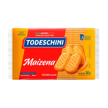 BISCOITO MAIZENA 360G TODESCHINI