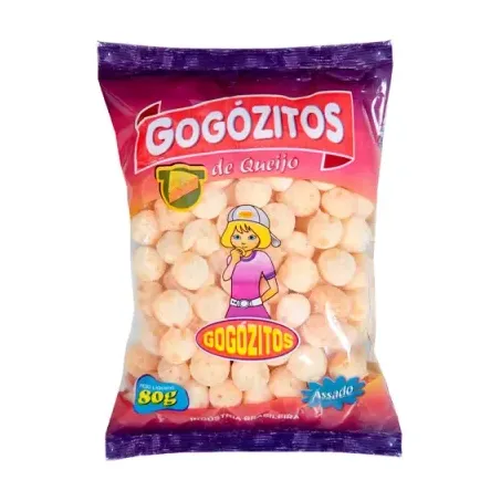 Biscoito Polvilho Salgado Gogozitos Queijo 80g