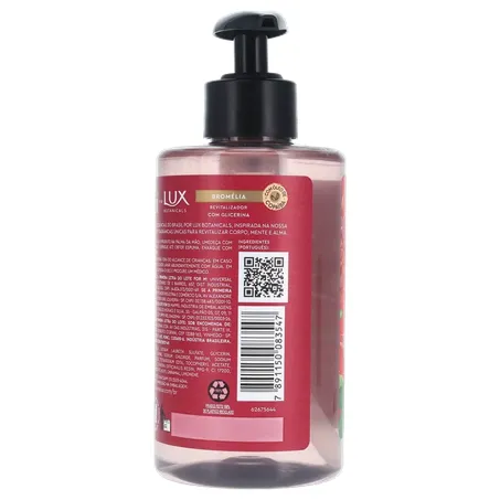 Sabonete Líquido Lux Botanicals Mão Revit Oleo de Bromélia Cop Pump 300Ml 360-21