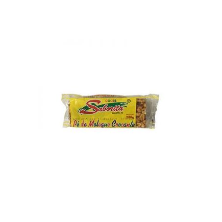 Pé de moleque crocante saborita 200g.