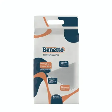 Tapete hig benetto neutro 75x60cm c/ 28u