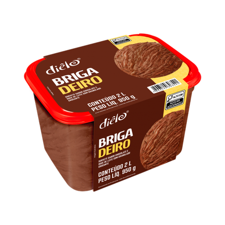 Sorvete brigadeiro dielo 2l