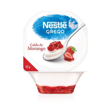 Iogurte Nestle Grego Calda Morango 90 G 6127