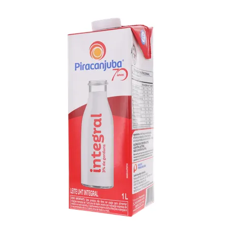 LEITE LONGA VIDA PIRACANJUBA INTEGRAL 1L 360-3