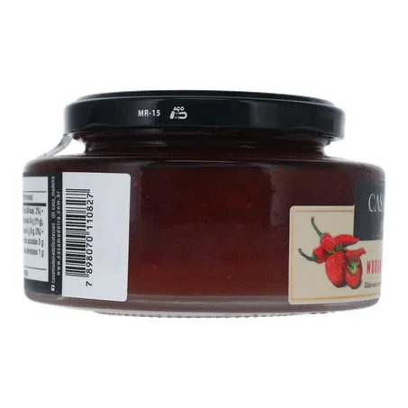Geleia de Morango com Pimenta Casa Madeira Gourmet Pote de Vidro 240gr 360-3