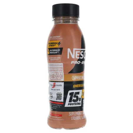 Suplemento Alimentar Nescafé Pro-Energy Cappuccino Clássico 270ml 360-30