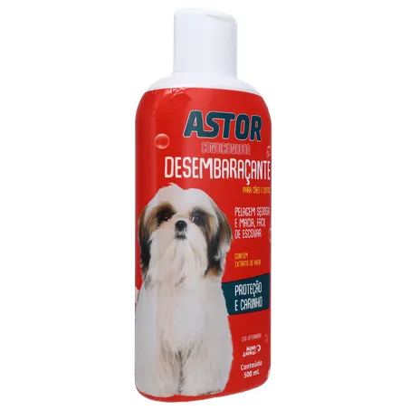 CONDICIONADOR ASTOR DESEMBARACANTE CAES E GATOS 500ML 360-32