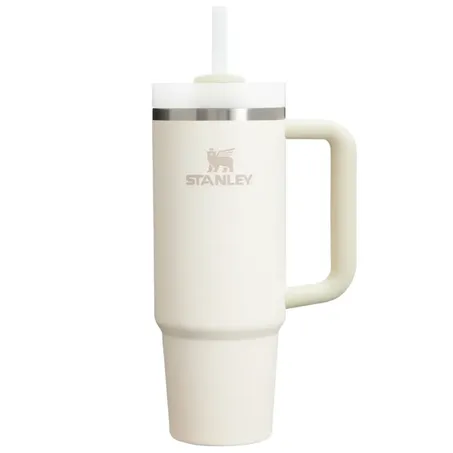 Copo termico stanley c/canudo quencher cream 887ml