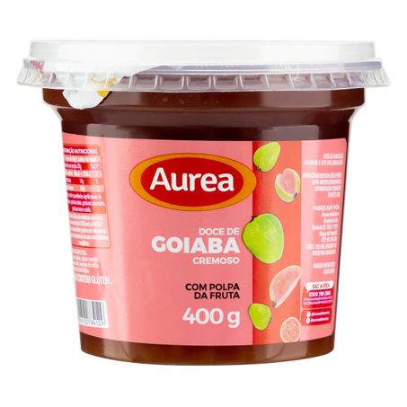 Doce cremoso goiaba áurea