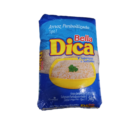 Arroz bella dica parboilizado t1 5kg