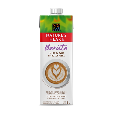 Bebida Vegetal Natures Heart Barista Aveia 1 Litro