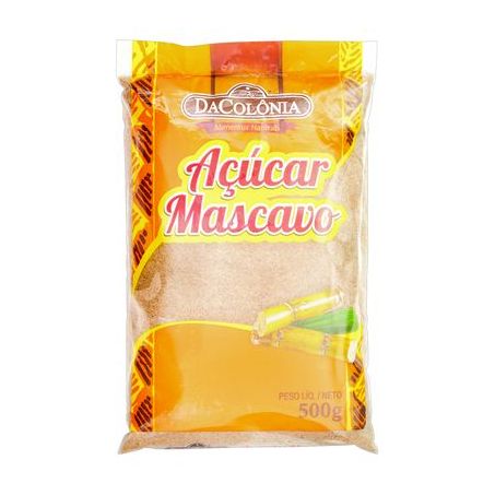 Açúcar mascavo da colônia 500g