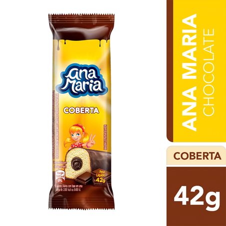 BOLINHO BAUNILHA RECHEIO E COBERTURA CHOCOLATE ANA MARIA
