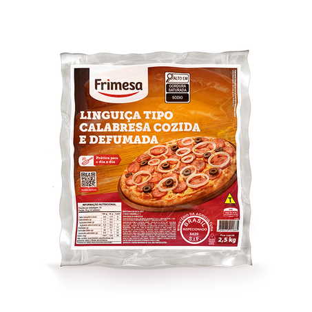Linguica Calabresa Frimesa 2.5kg 