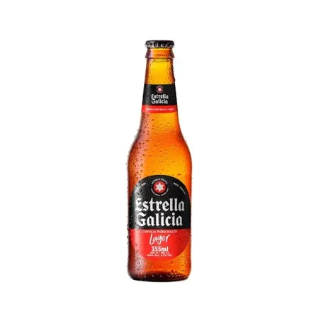 CERVEJA ESTRELLA GALICIA PURO MALTE LAGER 355ML