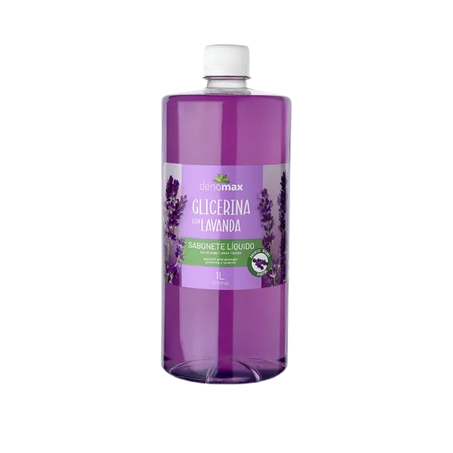 SABONETE LIQUIDO GLICERINA E LAVANDA DENOMAX 1 L  