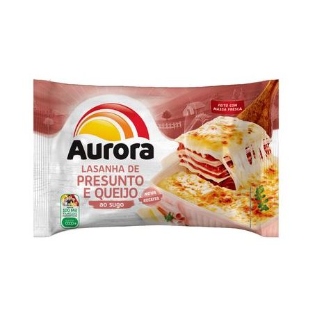Lasanha Congelada Aurora Presunto Queijo Ao Sugo 600G
