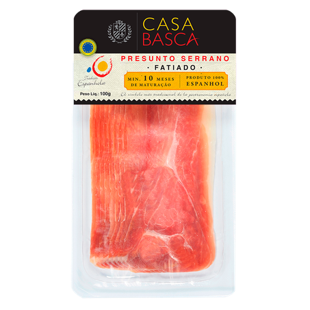 Presunto Casa Basca Espanhol Serrano 100g