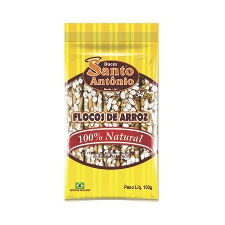 FLOCOS DE ARROZ NATURAL SANTO ANTONIO 100 GR      