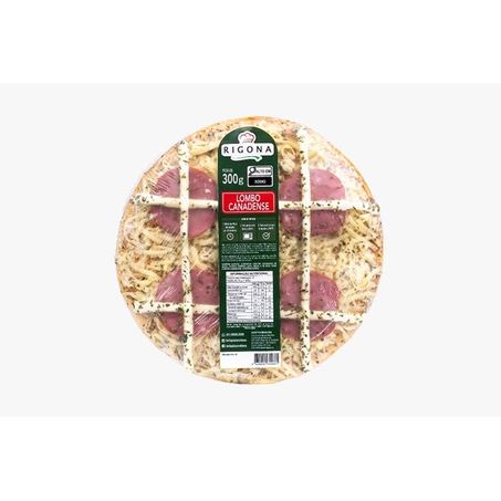 Pizza rigona lombo canadense 300g