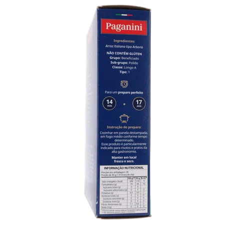 Arroz Arbório Paganini Caixa 1Kg 360-26
