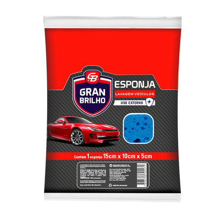ESPONJA AUTOMOTIVA LAVA AUTO GRAN BRILHO UNID