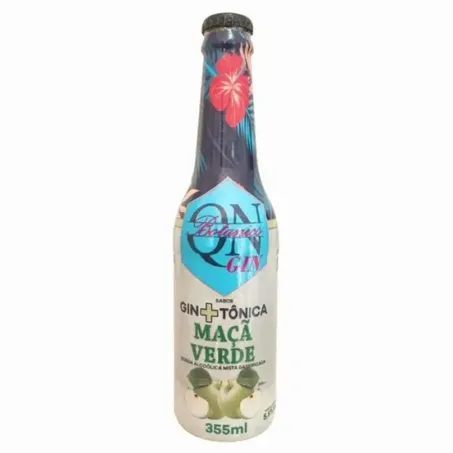 Gin Tônica Qn Maça Verde 355ml