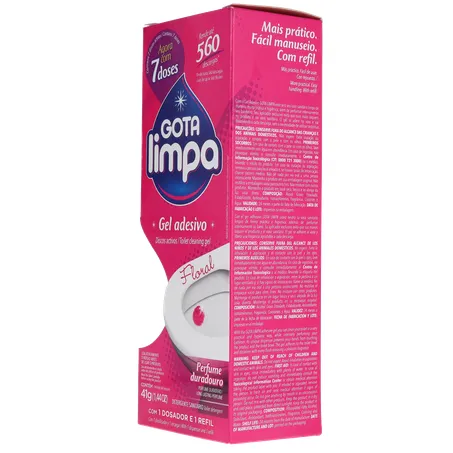 Gel adesivo gota limpa floral 41g 360-5