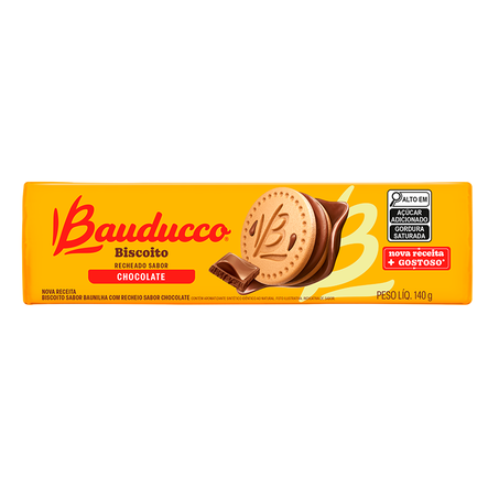 BISC.RECH.GULOSOS 140G CHOCOLATE