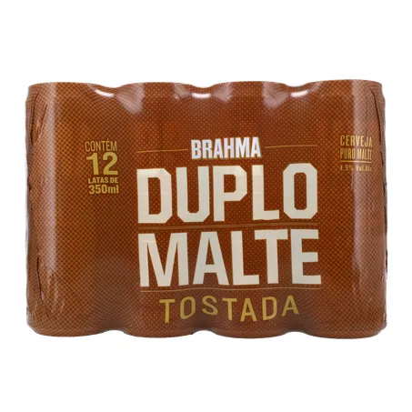 Cerv brahma duplo malte tost lata 350ml 12 un 360-0