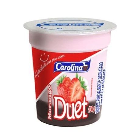 Iogurte Carolina Duet 130g Morango