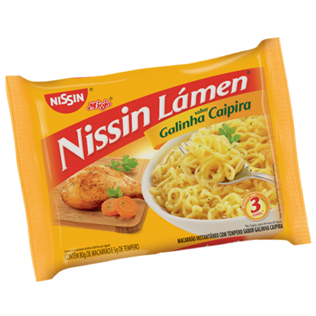 MACARRÃO INST NISSIN LAMEN GALINHA CAIPIRA 85G