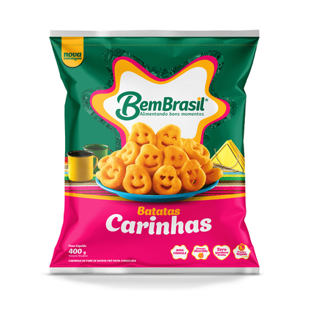 Batata bem brasil carinhas 400g
