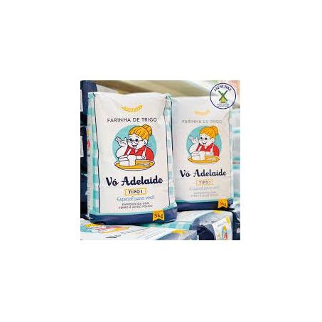 Farinha de trigo vo adelaide tipo 1 1kg
