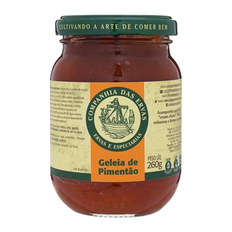 GELEIA COMPANHIA DAS ERVAS PIMENTAO 260G