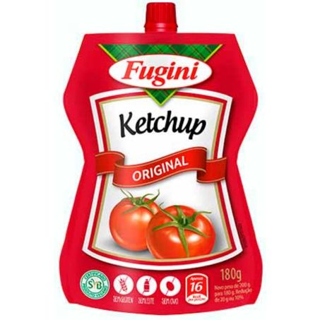 Catchup/ketchup fugini 300g original sache c/bico