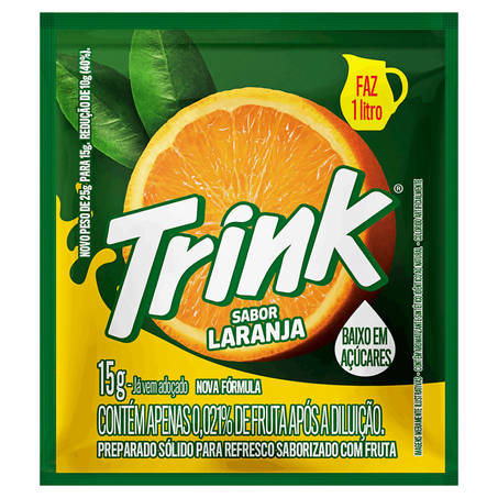 REFRESCO TRINK LARANJA 15G*