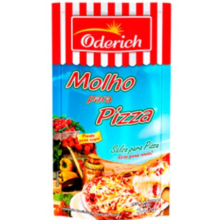 Molho tomate sachê oderich pizza 340g