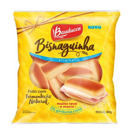 PÃO BISNAGUINHA ORIGINAL BAUDUCCO